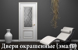 Двери окрашенные (эмаль)