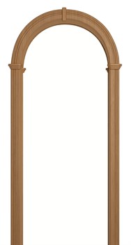 АРКА ВАЛЕНСИЯ ПВХ,ЦВЕТ - СВЕТЛЫЙ ДУБ