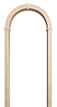 АРКА ВАЛЕНСИЯ ПВХ,ЦВЕТ - БЕЛЕНЫЙ ДУБ