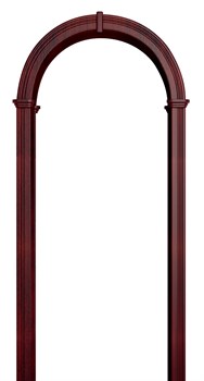 АРКА ВАЛЕНСИЯ ПВХ,ЦВЕТ - МАХАГОН