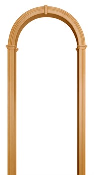 АРКА ВАЛЕНСИЯ ПВХ,ЦВЕТ - МИЛАНСКИЙ ОРЕХ