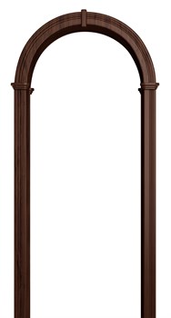 АРКА ВАЛЕНСИЯ ПВХ,ЦВЕТ - ТЕМНЫЙ ОРЕХ