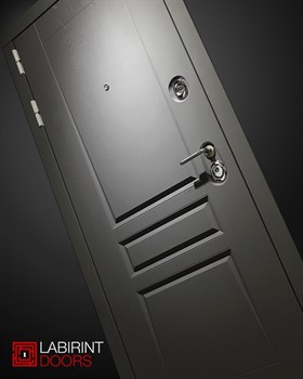 Входная дверь Платинум 27 - Эмаль RAL 9003 - фото 101253