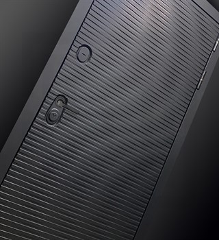 Входная дверь VOLCANO 22 - Графит софт, черная вставка - фото 102206