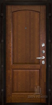 Дверь входная Президент Лайн Белый, цвет белый матовый + белый пластик, панель - фоборг цвет античный орех - фото 106610