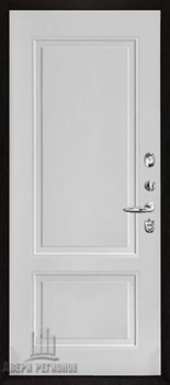 Дверь входная взломостойкая Сенатор плюс SOLID, цвет cерый нубук soft, панель - lana (Лана) цвет Белый снег soft - фото 106784