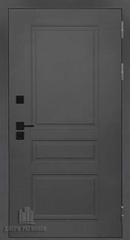 Дверь входная взломостойкая Сенатор плюс SOLID, цвет cерый нубук soft, панель - Зеркало maxi цвет Венге - фото 106797