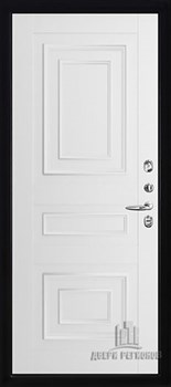 Дверь входная взломостойкая Сенатор плюс SOLID, цвет cерый нубук soft, панель - 62001 цвет Белая Серена - фото 106814