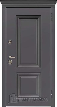 Дверь входная уличная Гранит Термо, цвет Горький шоколад, панель - light 2127 цвет Кремовый soft - фото 107799