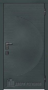 Дверь входная уличная Малахит Термо, цвет Зеленый темный, панель - Малахит цвет МДФ эмаль белая (16 мм) - фото 107859