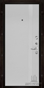 Дверь входная уличная Центурион Люкс, цвет английский орех, панель - uno цвет chiaro (ral 9003) - фото 108257