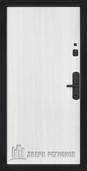 Дверь входная Флагман Доминион, цвет Бетон черный, панель - Флагман Доминион цвет Белый матовый МДФ 6 мм - фото 108490