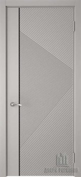 Дверь межкомнатная Графика 8 эмалекс серый - фото 110261