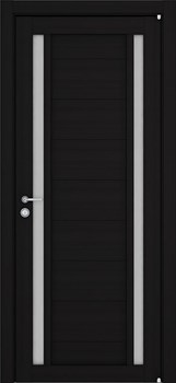 Дверь межкомнатная LIGHT 2122 шоко велюр остекленная - фото 110291