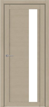 Дверь межкомнатная UniLine 30004 SoftTouch кремовый soft touch остекленная - фото 110317