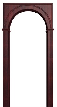 АРКА ПАЛЕРМО ПВХ,ЦВЕТ - МАХАГОН