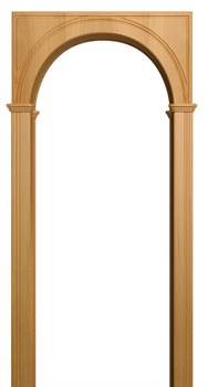 АРКА ПАЛЕРМО ПВХ,ЦВЕТ - МИЛАНСКИЙ ОРЕХ