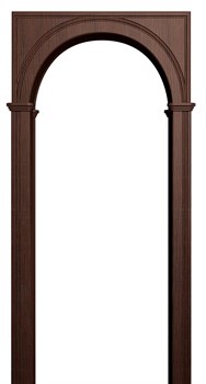 АРКА ПАЛЕРМО ЭКОШПОН,ЦВЕТ - ТИКОВОЕ ДЕРЕВО