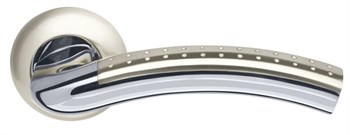Ручка Armadillo (Армадилло) раздельная R.LD54.Libra26 (Libra LD26) SN/CP-3 матовый никель/хром TECH (кв. 8х140) - фото 114508