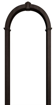 АРКА РОМАНСКАЯ ПВХ,ЦВЕТ - ВЕНГЕ