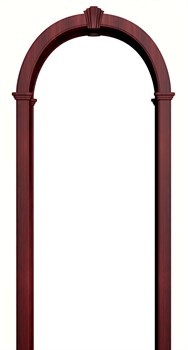 АРКА РОМАНСКАЯ ПВХ,ЦВЕТ - МАХАГОН