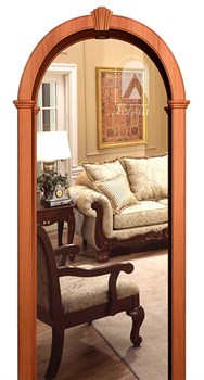 АРКА РОМАНСКАЯ ПВХ,ЦВЕТ - МИЛАНСКИЙ ОРЕХ