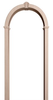 АРКА РОМАНСКАЯ ЭКОШПОН,ЦВЕТ - СВЕТЛЫЙ ВЕНГЕ