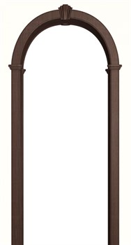 АРКА РОМАНСКАЯ ЭКОШПОН,ЦВЕТ - ТИКОВОЕ ДЕРЕВО