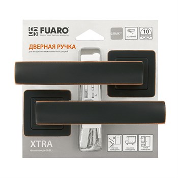 Ручка Fuaro (Фуаро) раздельная XTRA XM/HD ABL-28 темная медь - фото 115283