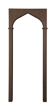 АРКА УФИМКА ПВХ,ЦВЕТ - ТЕМНЫЙ ОРЕХ