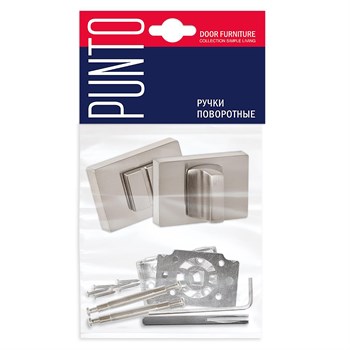 Ручка Punto (Пунто) поворотная BK6.K.QSL52 SN-3 матовый никель - фото 117549