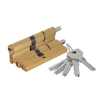 Цилиндровый механизм Cisa (Чиза) под вертушку ASIX OE302-29.00 (90 мм/40+10+40), ЛАТУНЬ - фото 117666