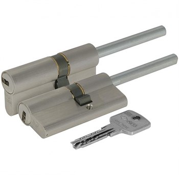 Цилиндровый механизм Cisa (Чиза) под вертушку (дл. шток) ASTRAL ОА317-12.12(70 мм/35+10+25), НИКЕЛЬ - фото 117694