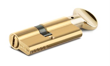 Цилиндровый механизм Kale kilit (Кале килит) с вертушкой 164 BM/80 (35+10+35) mm латунь 5 кл. - фото 117727