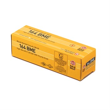 Цилиндровый механизм Kale kilit (Кале килит) с вертушкой 164 BM/72 (30+10+32) mm латунь 5 кл. - фото 117742