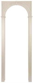 АРКА КАЗАНКА ПВХ,ЦВЕТ - БЕЛЕНЫЙ ДУБ