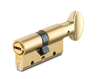 Цилиндровый механизм Kale kilit (Кале килит) с вертушкой 164 DBM-E/70 (30+10+30) mm латунь 5 кл. - фото 117800