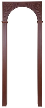 АРКА КАЗАНКА ПВХ,ЦВЕТ - ИТАЛЬЯНСКИЙ ОРЕХ