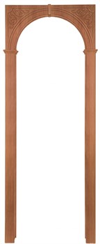 АРКА КАЗАНКА ПВХ,ЦВЕТ - ВИШНЯ ОКСФОРД