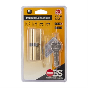 Цилиндровый Kale kilit (Кале килит) механизм 164 OBS SNE/90 (40+10+40) mm латунь 5 кл. - фото 117852