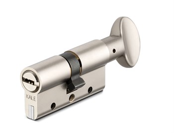 Цилиндровый механизм Kale kilit (Кале килит) с вертушкой 164 DBM-E/70 (30+10+30) mm никель 5 кл. - фото 118042