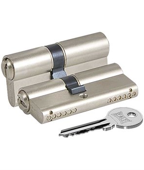 Цилиндровый Kale kilit (Кале килит) механизм 164 GN/68 (26+10+32) mm никель 3 кл. - фото 118052
