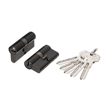 Цилиндровый Fuaro (Фуаро) механизм (200 ZA/60) 2000ZAKey60(25+10+25) BL черный 5Key - фото 118210