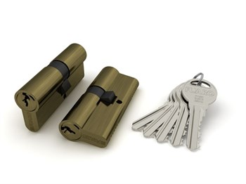 Цилиндровый Fuaro (Фуаро) механизм R300/70 mm-BL (30+10+30) AB бронза 5 кл. БЛИСТЕР - фото 118234