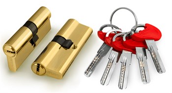 Цилиндровый Fuaro (Фуаро) механизм D-PRO500/70 mm (30+10+30) PB латунь 5 кл. - фото 118267