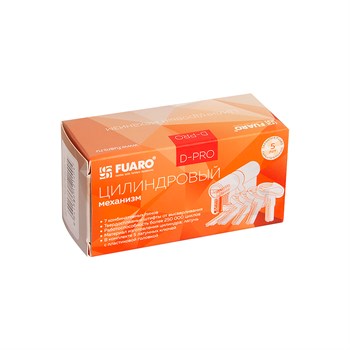 Цилиндровый Fuaro (Фуаро) механизм (D-PRO500/60) D-PRO5000Key60(25+10+25) SSG-39 сатинированное золото 5Key - фото 118309