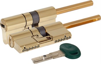 Цилиндровый механизм Mottura (Моттура) под вертушку (дл. шток) C31P513101LC5 (82 мм/46+10+26), ЛАТУНЬ (PVD) - фото 118678