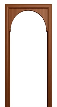 АРКА МОДЕРН ШПОН, ЦВЕТ - ОРЕХ