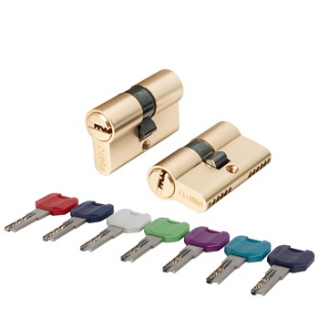 Цилиндровый Punto (Пунто) механизм MaxPro7000Key60mm(25+10+25) SSG сатин.золото 7key - фото 118879