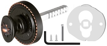 Ручка Armadillo (Армадилло) поворотная BKW8.R.CL55 (BKW8/CL) ABL-18 темная медь - фото 124934